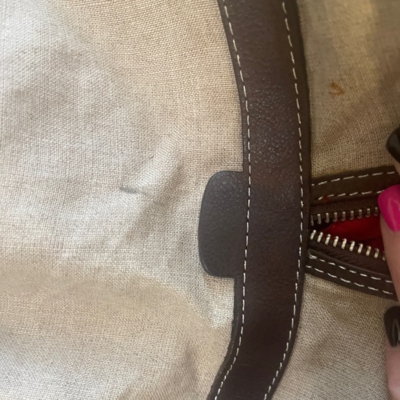 Christian Louboutin Gold and Brown Satchel with Luxurious Embellishments- As is - Picture 13 of 14